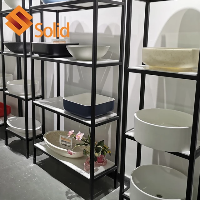 acrylic sink  bathroom solid basin ceramic portable hand washing sink luxury bathroom sink designer wash bowl