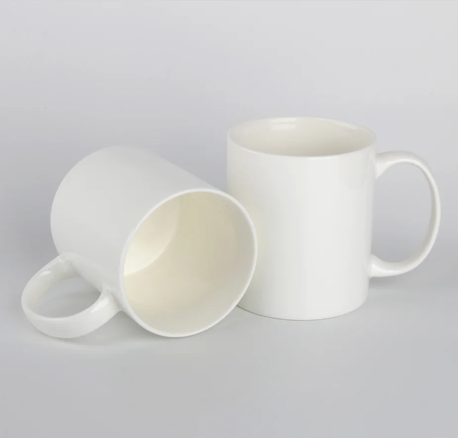 Cheap custom logo 11oz ceramic coffee Mug milk cup