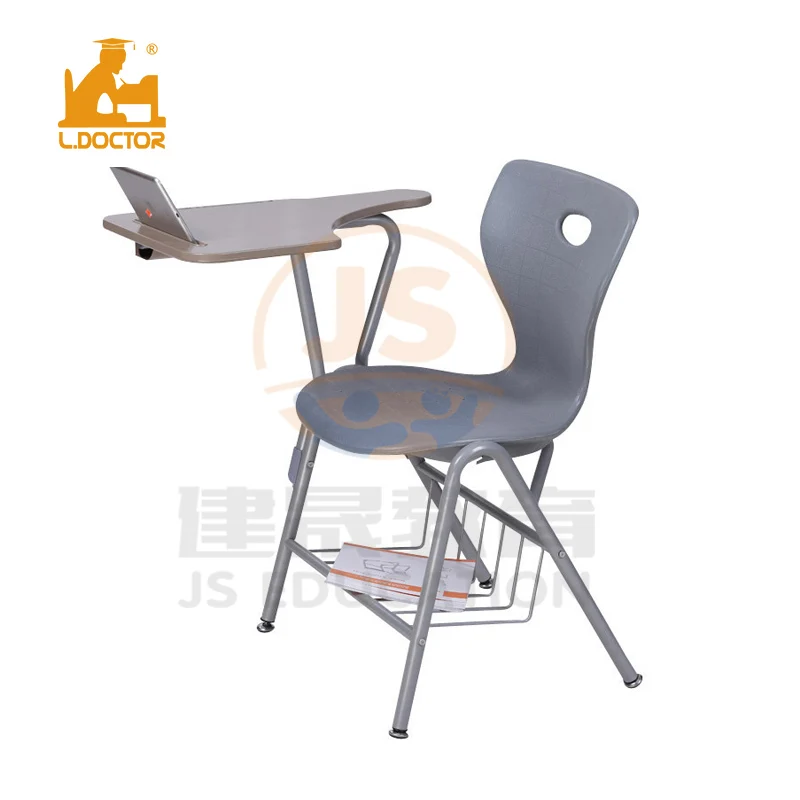 student chair with writing pad for school