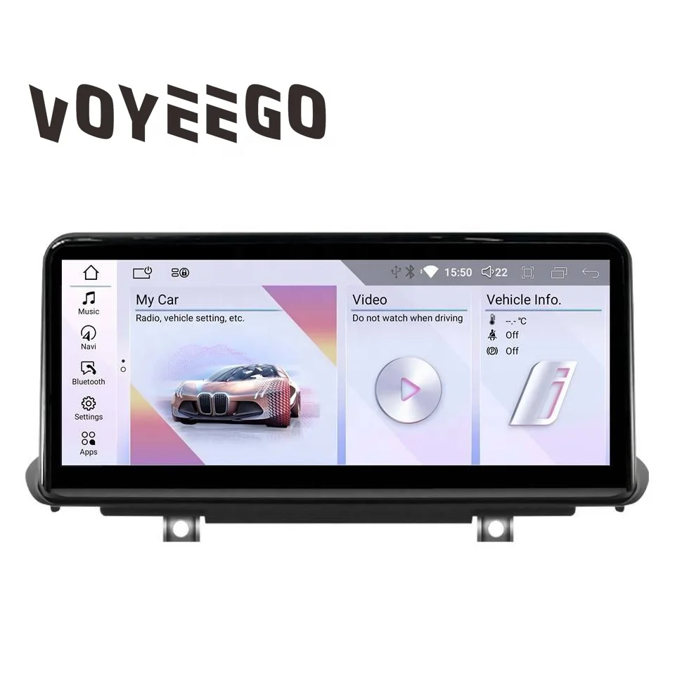 Voyeego 10.25 inch Car DVD Player For BMW 1/2/3/4/5series X1X5X6 E81 E82 F07 F15 F20 E70 E90 E91 F30 F32 F34 F48 G30