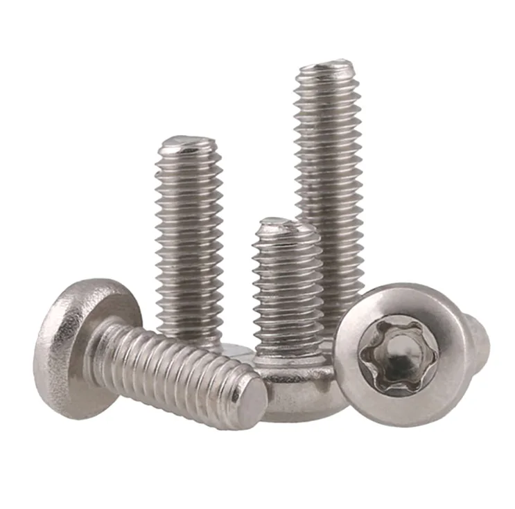 Stainless Steel Hardware Fasteners Button Six-lobe Pan Head Torx Screw GB2672 M2 M2.5 M3 M4 M5 M6 M8 M10 M12