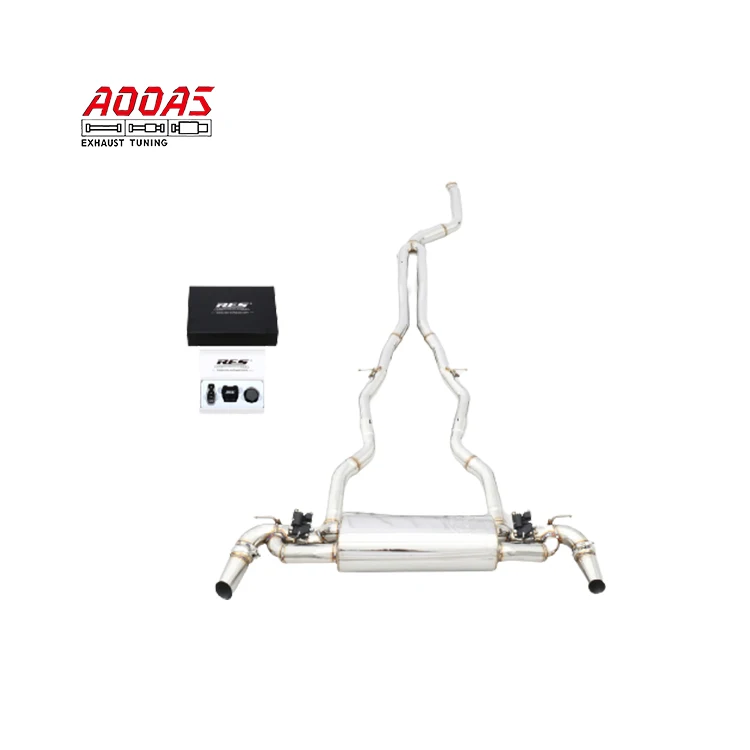 Remote Control Universal Car Sound Valvetronic Muffler Stainless Steel Exhaust System for Bmw 840i