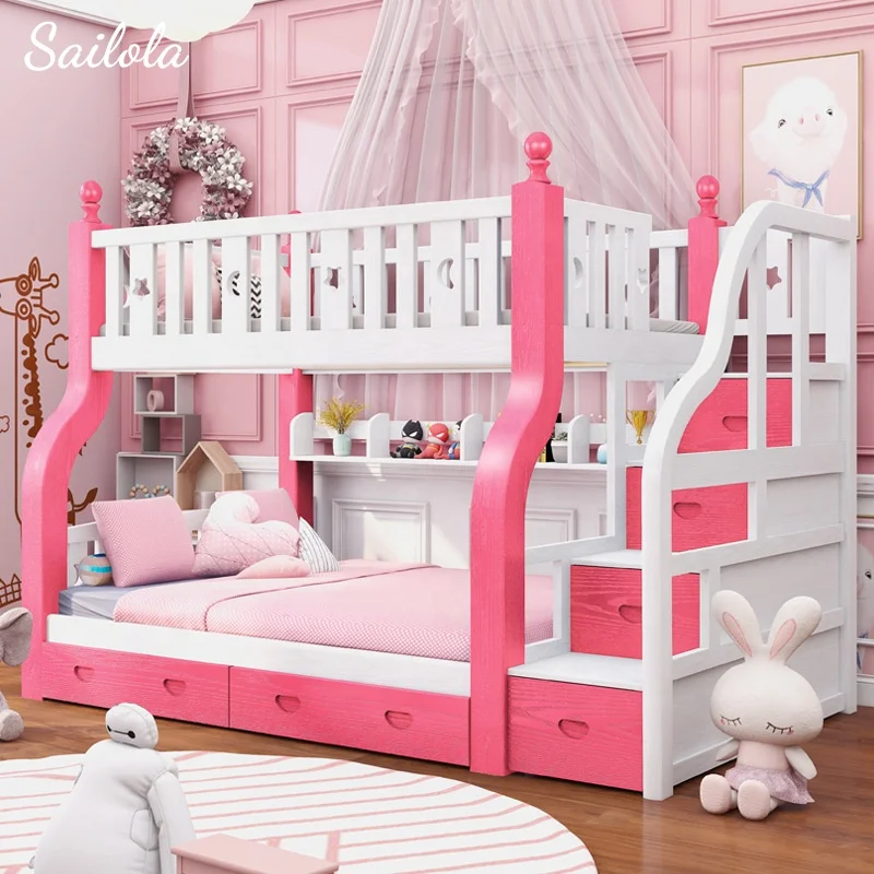  Modern Design Double Bed Comfortable Customized Castle Good Quality Premium