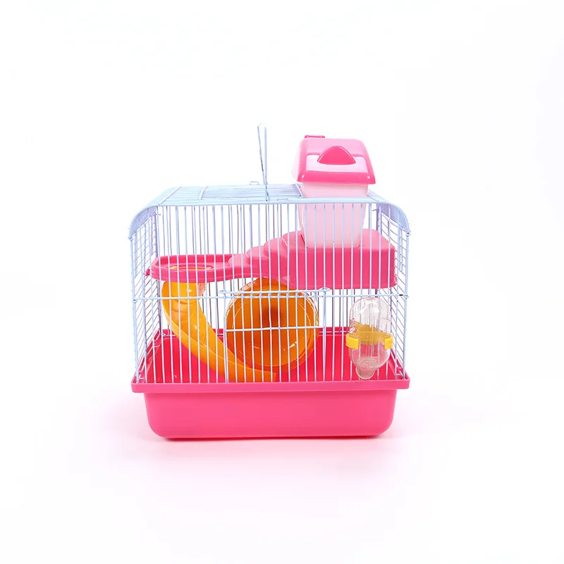 Golden Bear Cage Double Deck Deluxe Hamster House Toy Castle