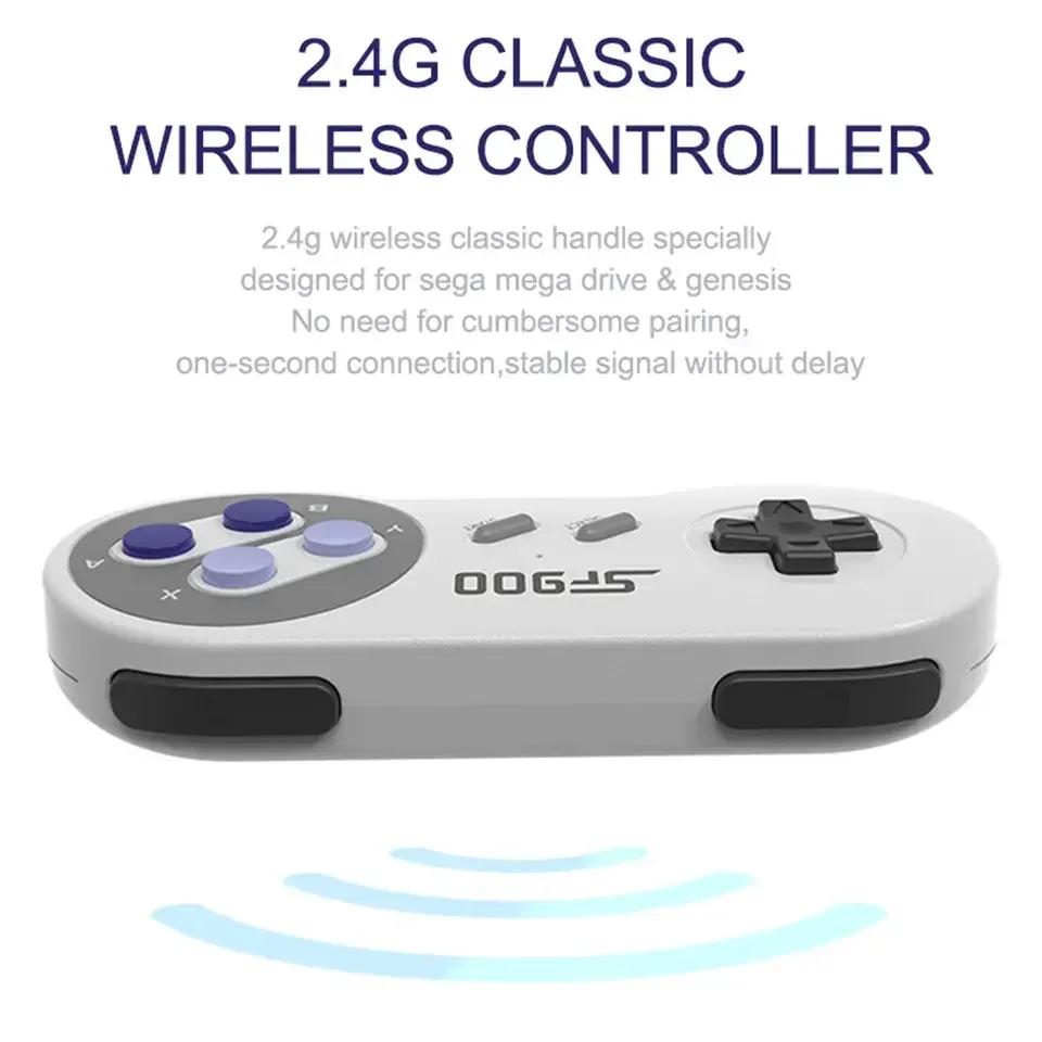 NEW product SF900 Game Stick 4GB Built in  Classic Games Retro Video Game Console 2.4G Wireless controllers HD Out TV Gamin
