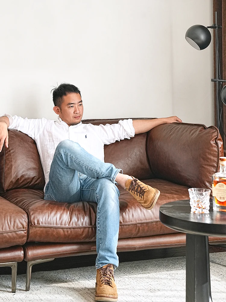 Modern sofa set designs and price cognac leather european style sofa set living room furniture