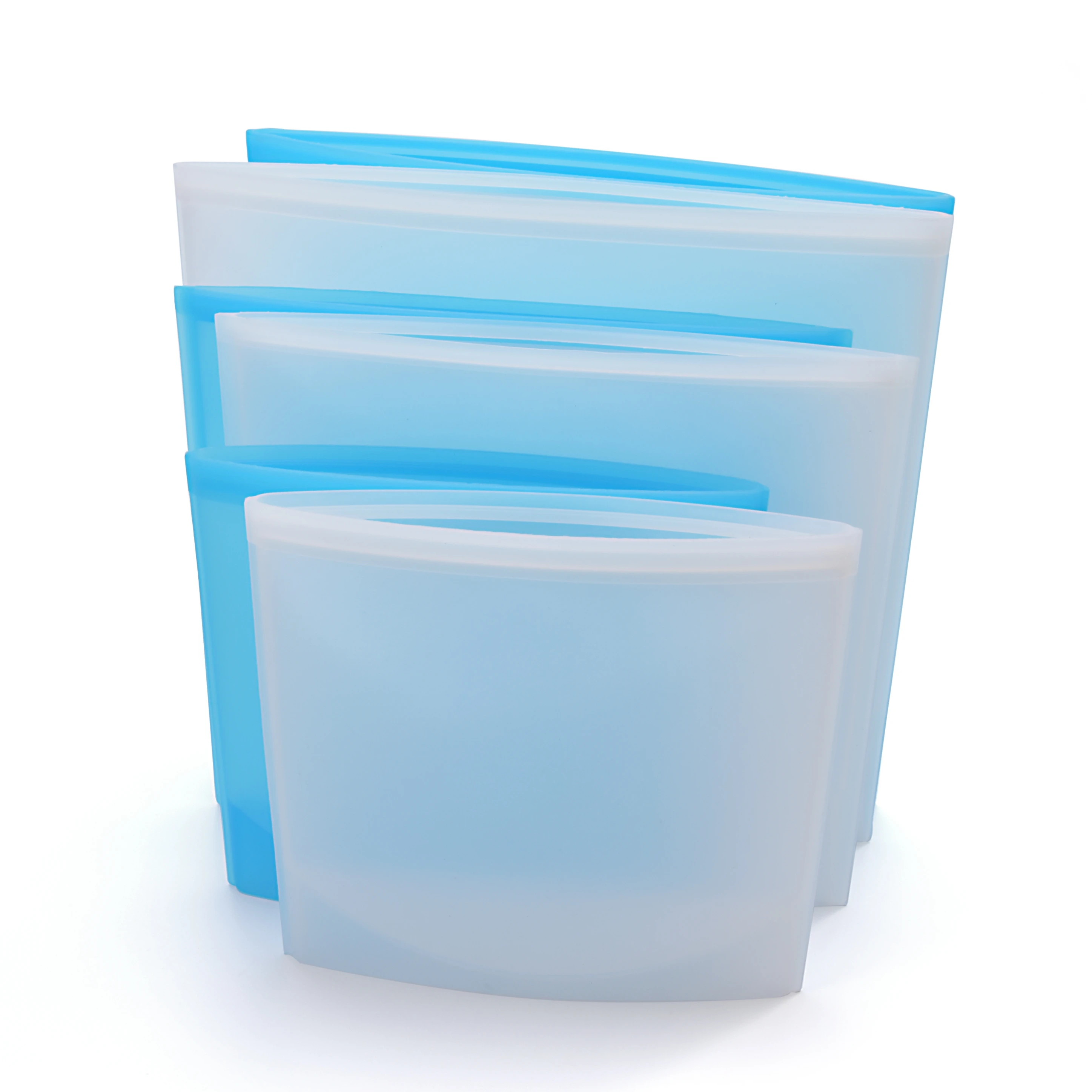 Food Grade BPA Free New Design Kitchen Accessories Reusable Fruits and Vegetables Silicone Storage Silicone Food Bag