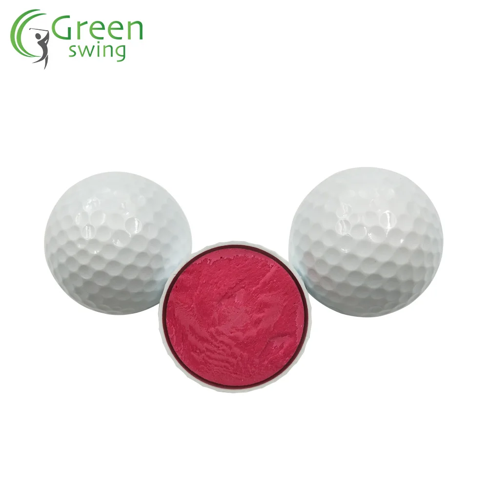 Competitive price White Two Layer golf ball color custom accepted