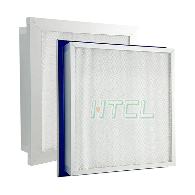 Customized Seal Filters Liquid Seal Type HEPA H13 H14 Side Liquid Tank Air Filter For HVAC System