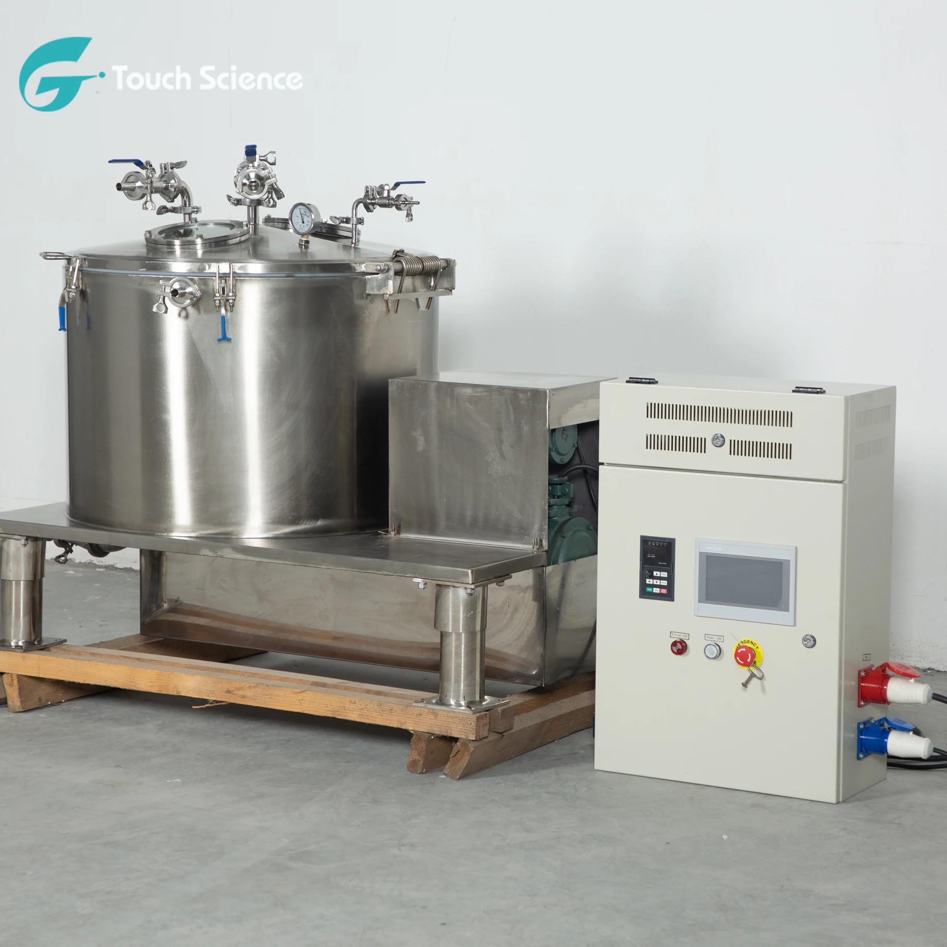 CE Dry Solid Extraction Industrial Manually Discharge Centrifuge