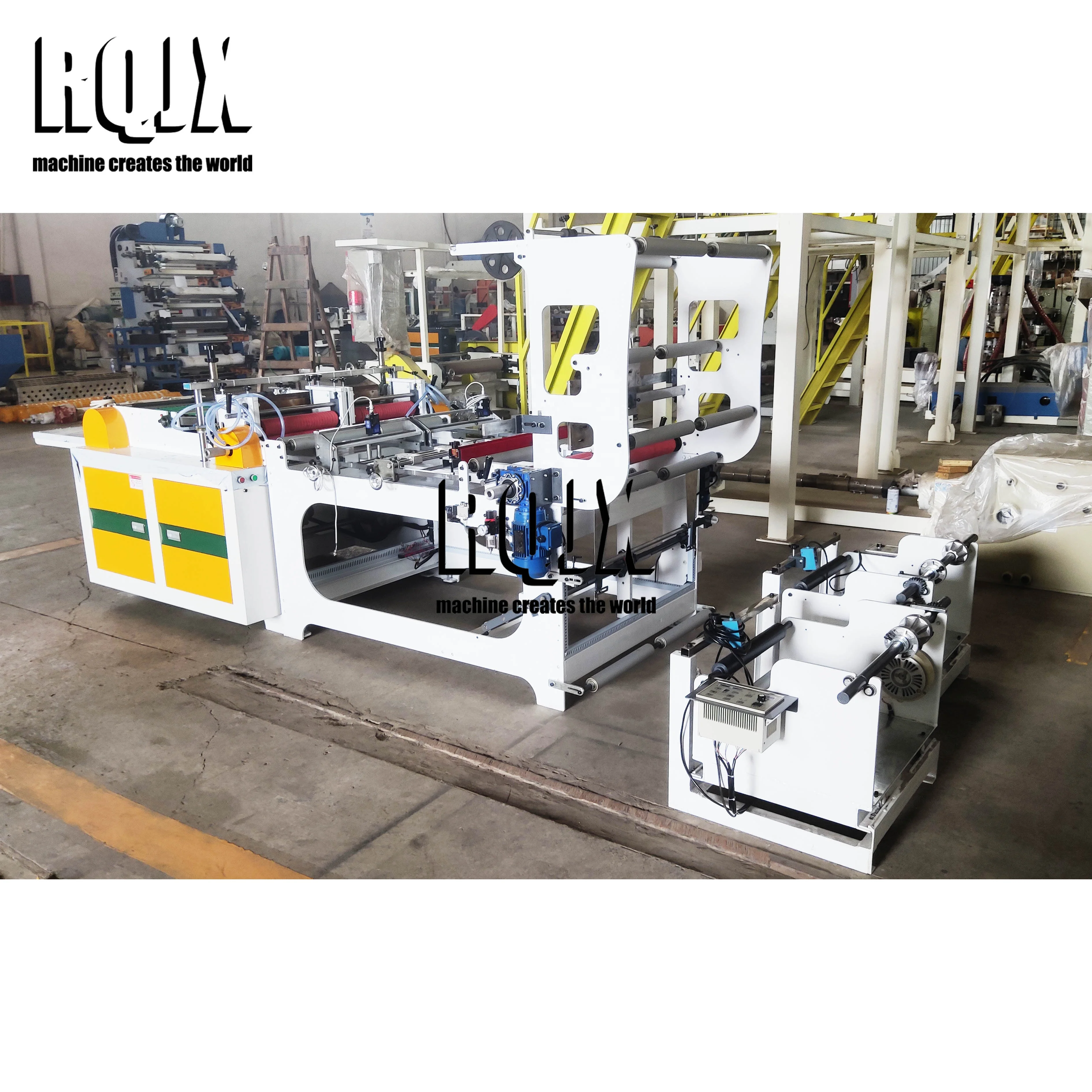 automatic recycle plastic garbage bag forming machine PLA biodegradable PE shopping T-Shirt vest Bag Making Machine