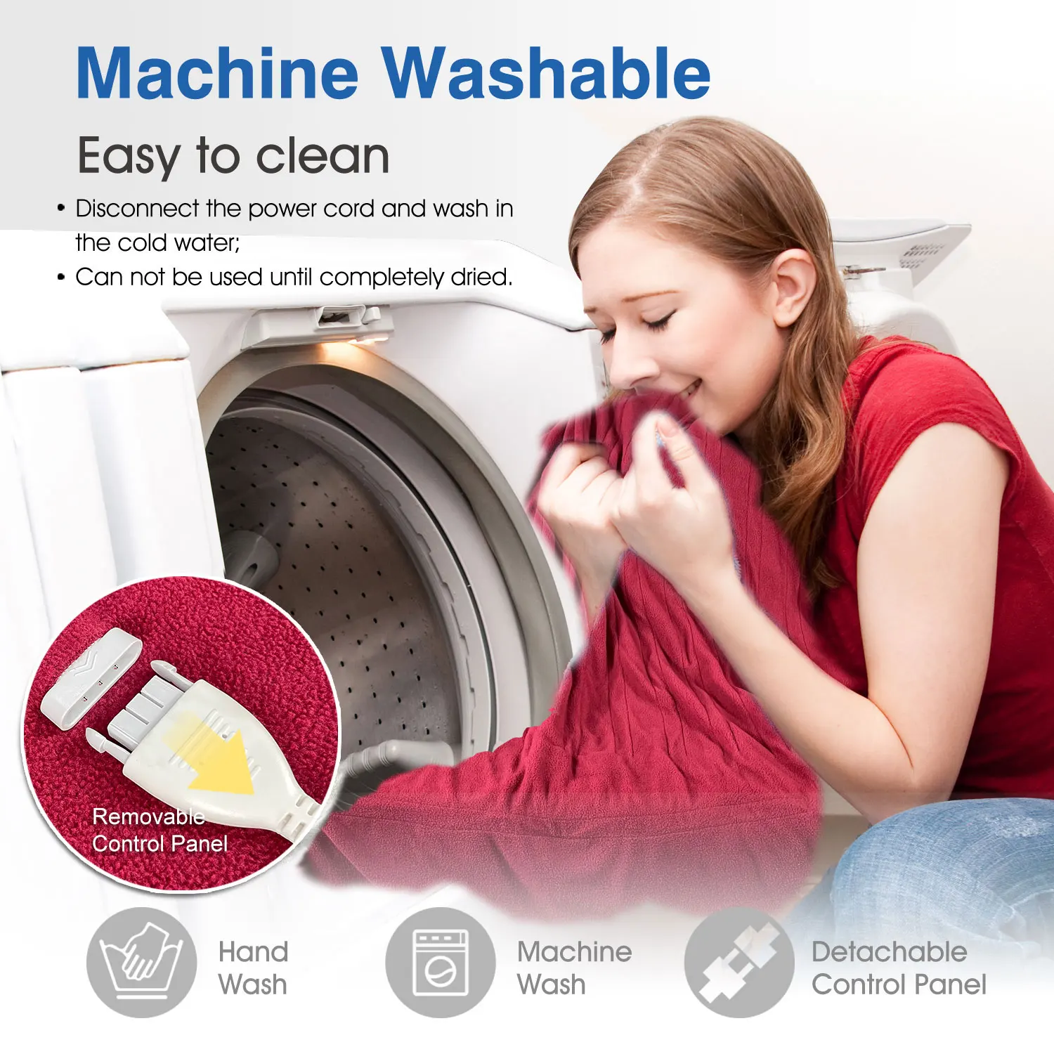 Amazon Manufacturer  5 Heat Settings Temperature Switch Heating Bed warmer Throw Electric Blanket Switch