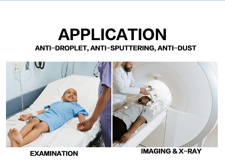 Factory direct sale cheap disposable blue water-resistance sms short sleeve medical paper patient gown cape for clinic