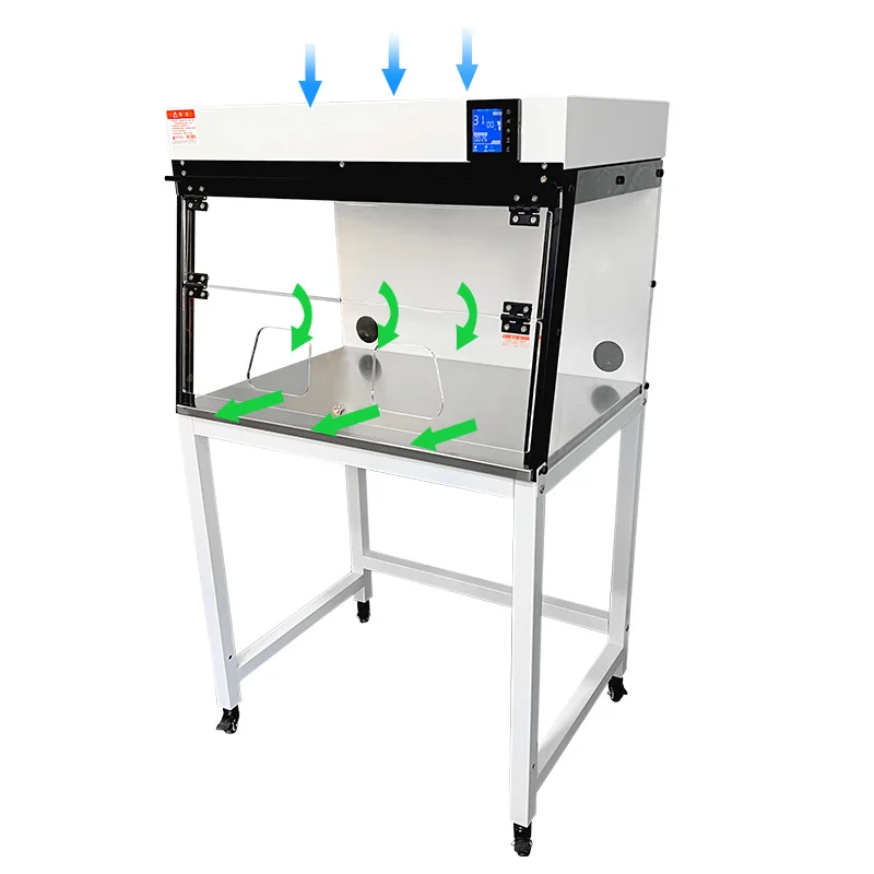 C8-PD-650 floor mounted small Laminar Flow Cabinet HEPA filter vertical laminar flow cultivate  clean workbench lab furniture