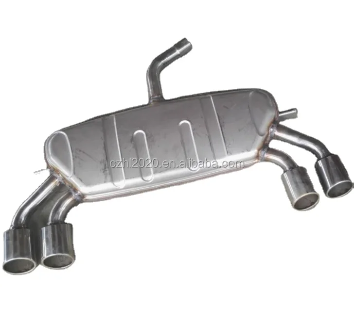 High Quality Stainless Steel Golf 7 Muffler Performance Parts Tail Pipe for Automobile and Beach Car OE Compatible