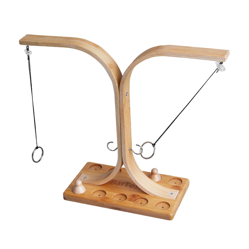 amazon hot sell Ring Toss Game for Adults with Easily Adjustable String,Fun for All ages with Patent Design - Play Anywhere!