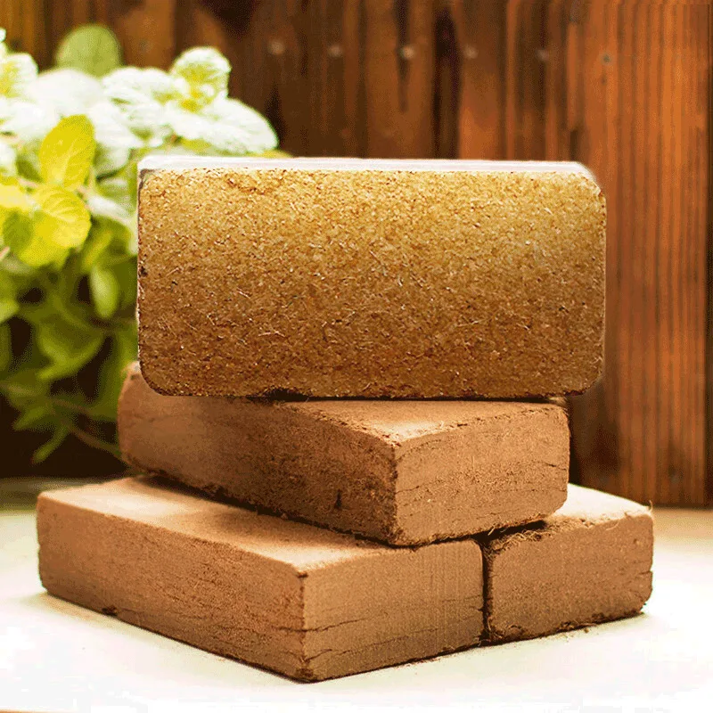 Coconut Coir Bricks ,Compressed Coconut Fiber Substrate Coir Pith Growing Media,for Potting Soil, Herbs, Garden