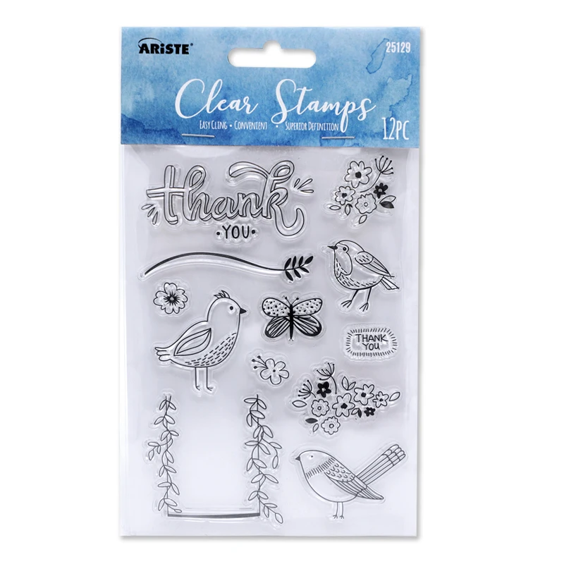 25119 105x150mm Clear Rubber Silicone stamp for scrapbooking DIY cardmaking craft decoration