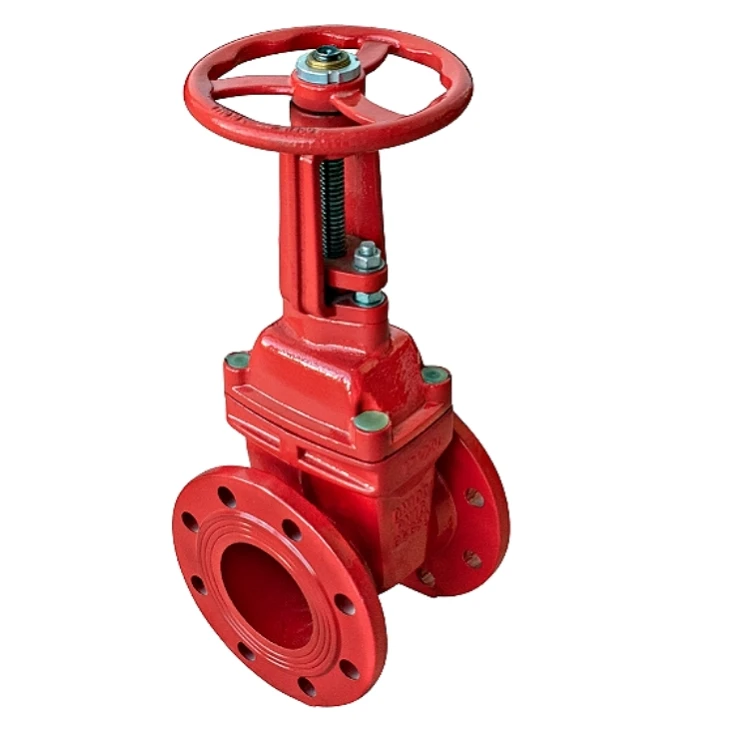 Factory Fire Fighting  Flanged Resilient Seated 4inch OS&Y Gate Valve Ductile iron Fire Gate Valve
