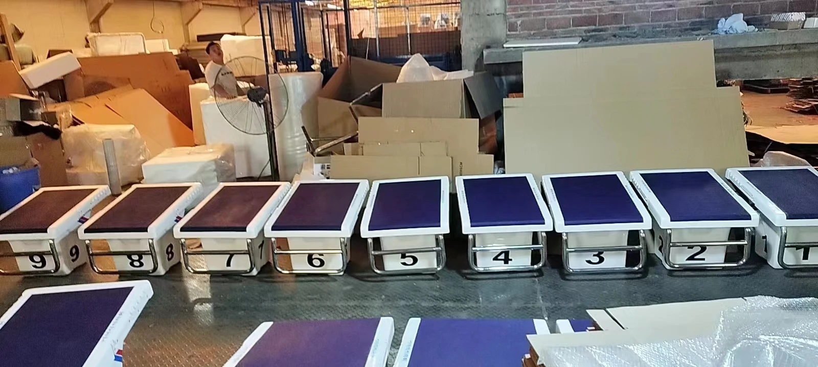 2024 Poolux Durable Diving Platform Removable Standard Swimming Pool Starting Blocks