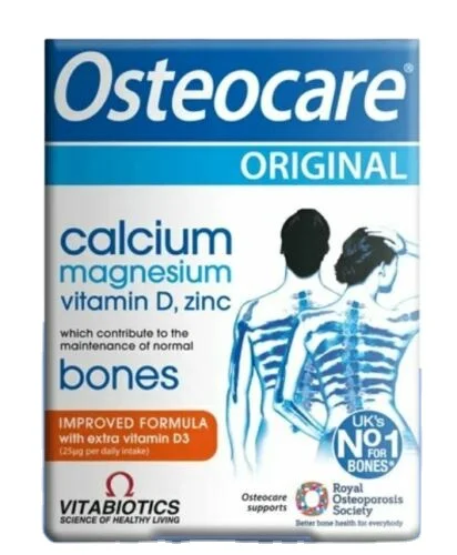 
Vitabiotics Osteocare Original Bone Health, Osteocare Original Calcium Magnesium Vitamin D3 30 Tablets (5010058089730 ) 