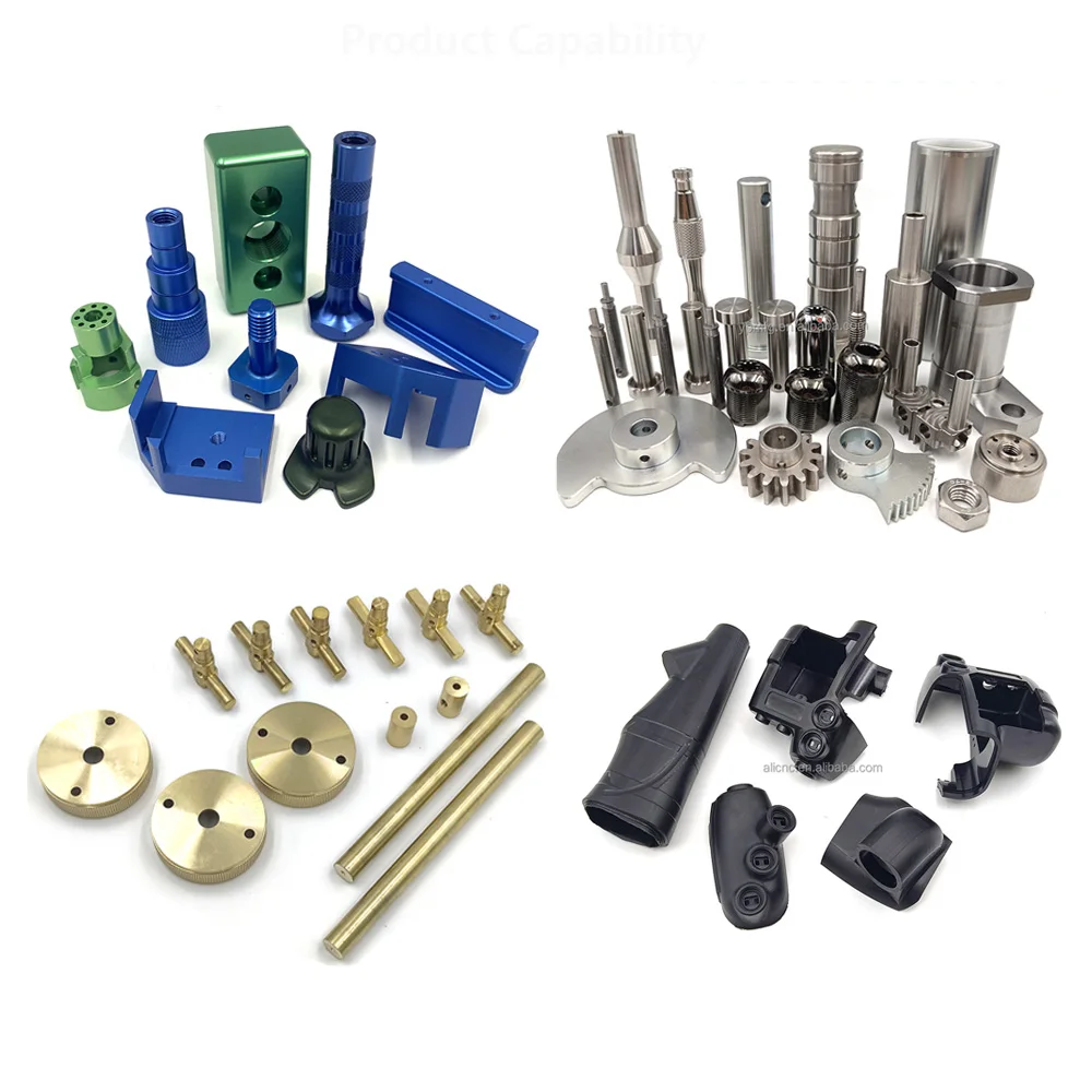 Custom precision CNC machining milling turning plastic brass iron steel aluminum parts fabrication service CNC machining parts