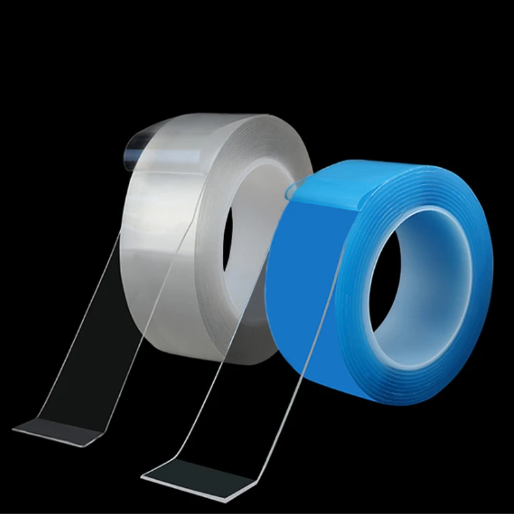 Washable Adhesive Glue Traceless Nano Gel Grip Tape Waterproof Double Sided Multipurpose Transparent Poster Nano Tape Reusable