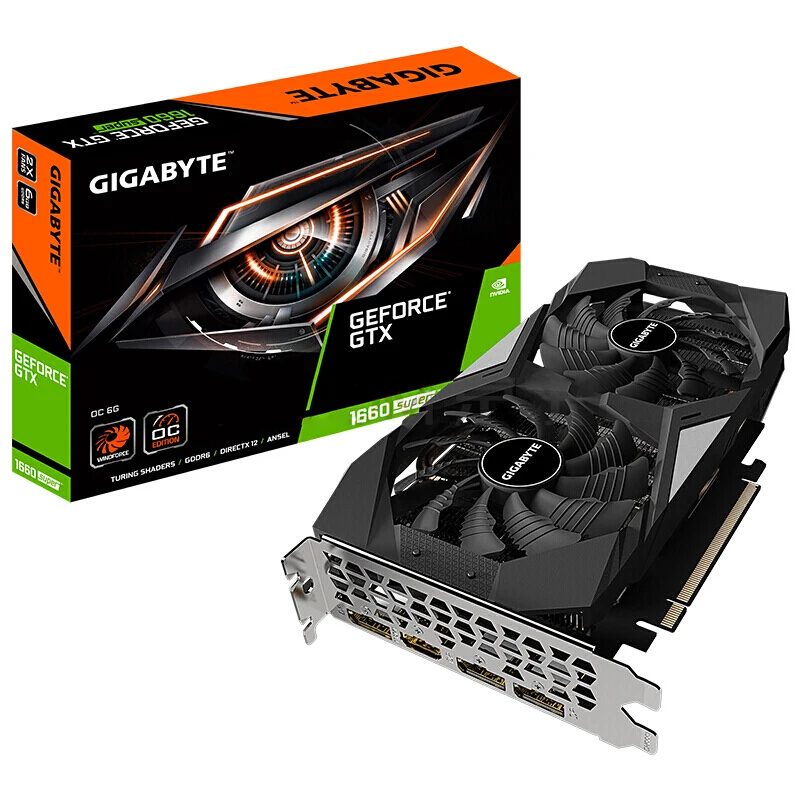 Видеокарта GeForce RTX 3060ti 3070 3080 3090 GDDR5 GDDR6 asus ph gtx 1660 super 6gb tarjeta video zotac rtx 1660 s 8gb nvidi