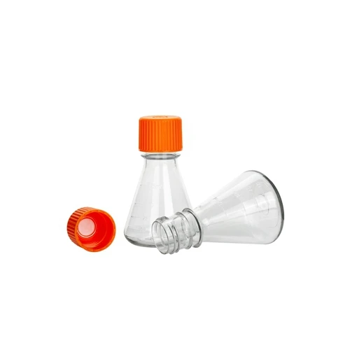 Специальная конструкция, широко используемая пластиковая колба Erlenmeyer с узким мундштуком, коническая