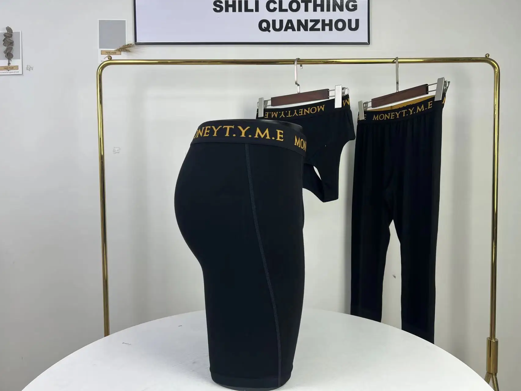 Custom embroidery logo Underwear For Man Classical Bamboo Cotton Boxer Shorts Male Basics Boxer Briefs