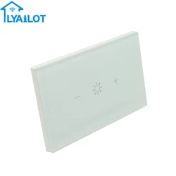 White Wifi Wireless Control Smart Touch Electrical Dimming Panel Light Dimmer Switch With Timing Function