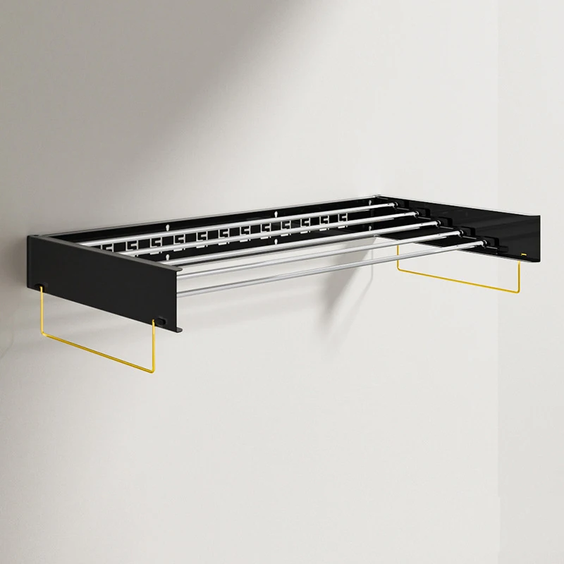 New Design Wall Mounted Metal Folding Clothes Drying Rack Clothes Hanging Racks