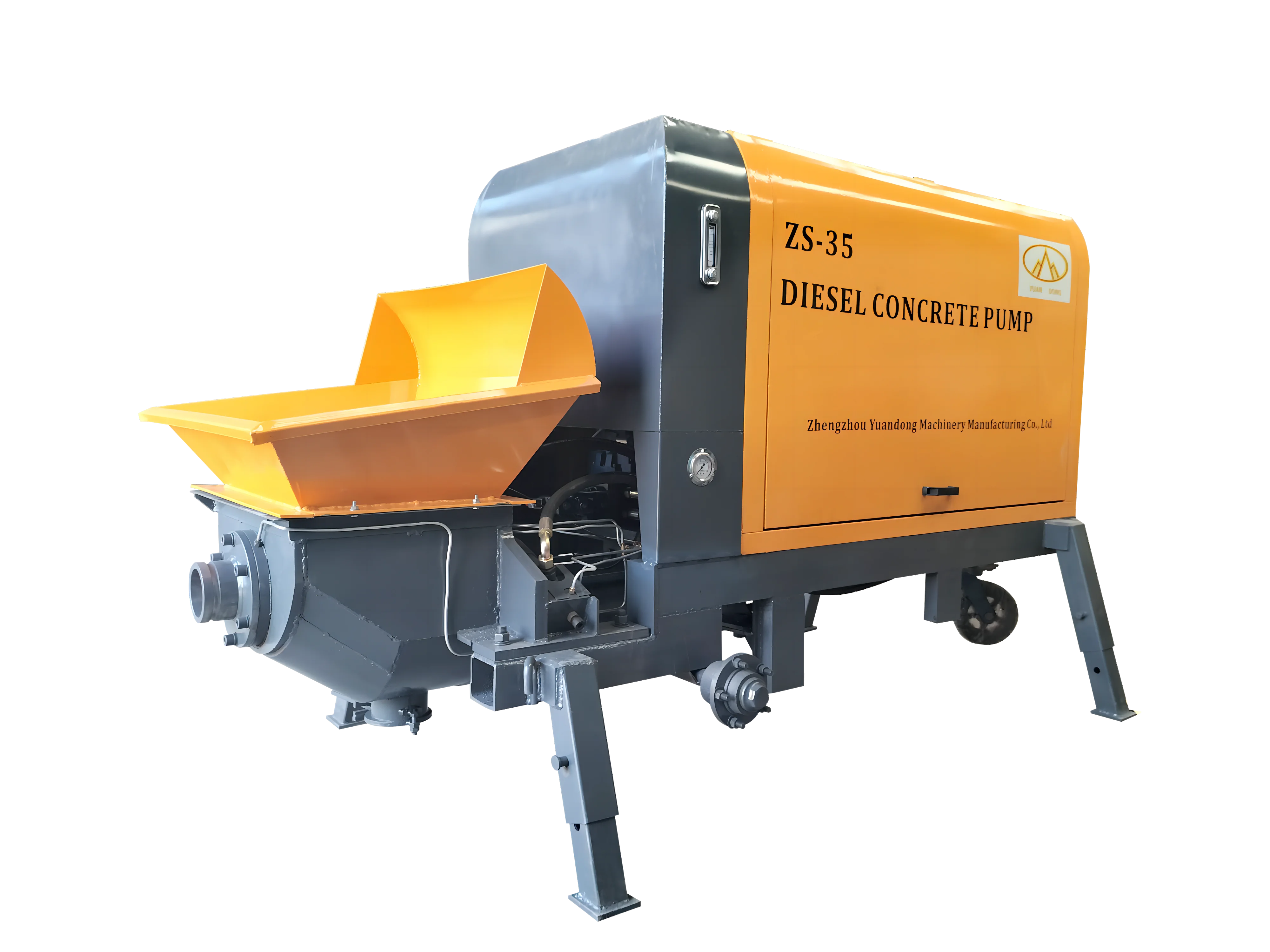 china hydraulic concrete pump truck diesel truck-mounted concrete pumps High efficiency concrete pump for spraying