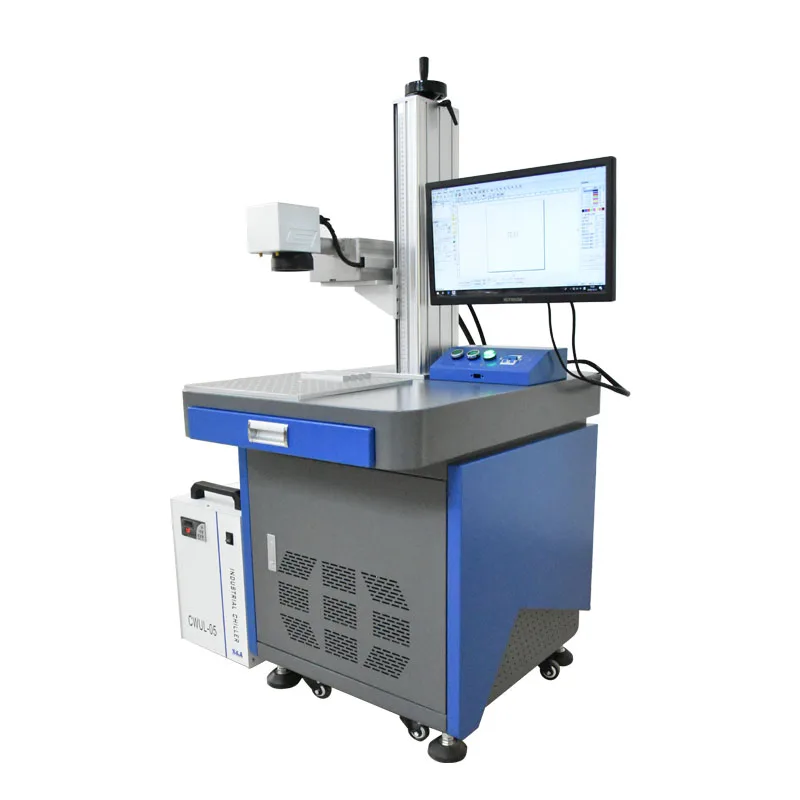 Desktop 3W 5W  UV Laser Marking Machine  For Glass Plastic Marking Engraving