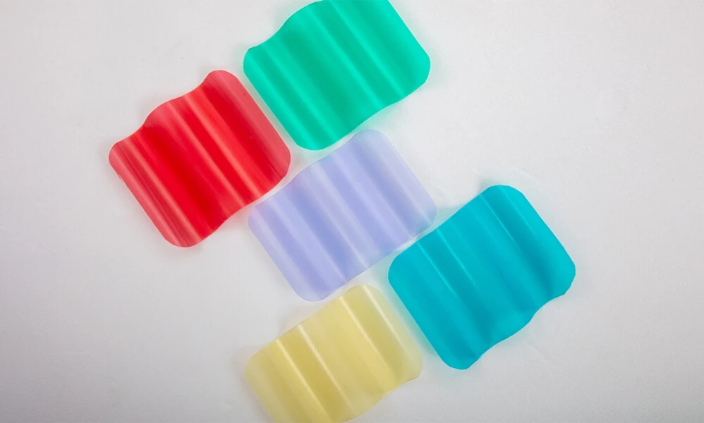 Made In Taiwan Clear And Colored Corrugated Roofing Sheet Roofing Tiles Made From PVC Plastic