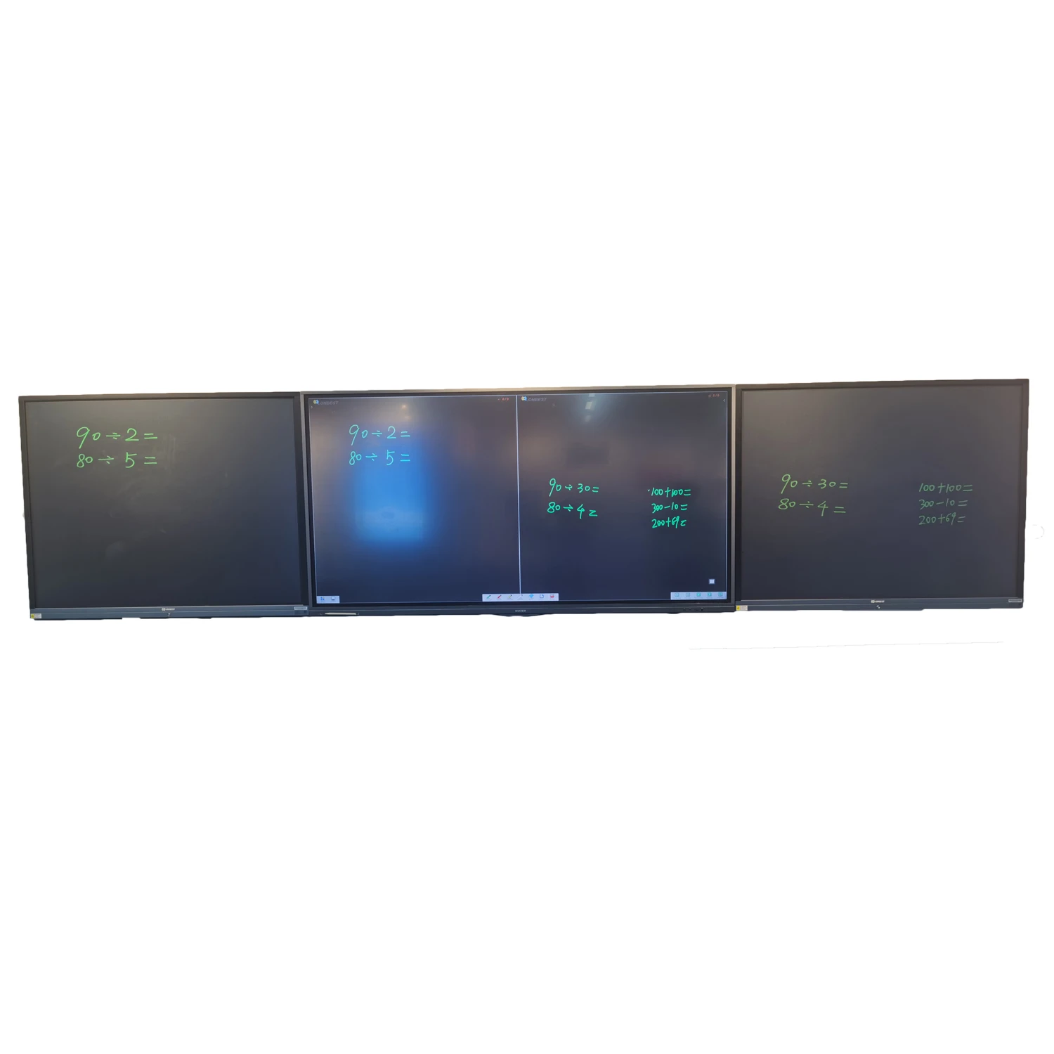 Education Teaching Equipment Erasable Writing Board Multi-Touch LCD Electronic Smart Blackboard For School Teaching