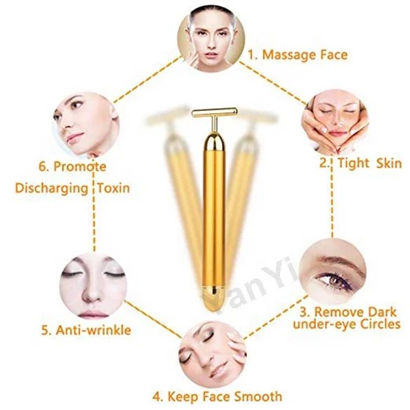 YanYi personal skin care 24k gold facial energy beauty bar