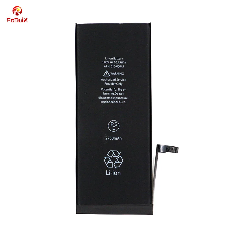  2750mah rohs oem lithium standard mobile phone battery for iphone