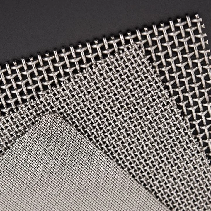 60 80100 mesh count square round shape stainless steel 304 316 woven perforated filter mesh screen disc