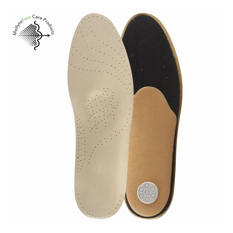Orthopedic Shoe Insole Arch Support Foot Insoles Leather Orthopedic Insoles