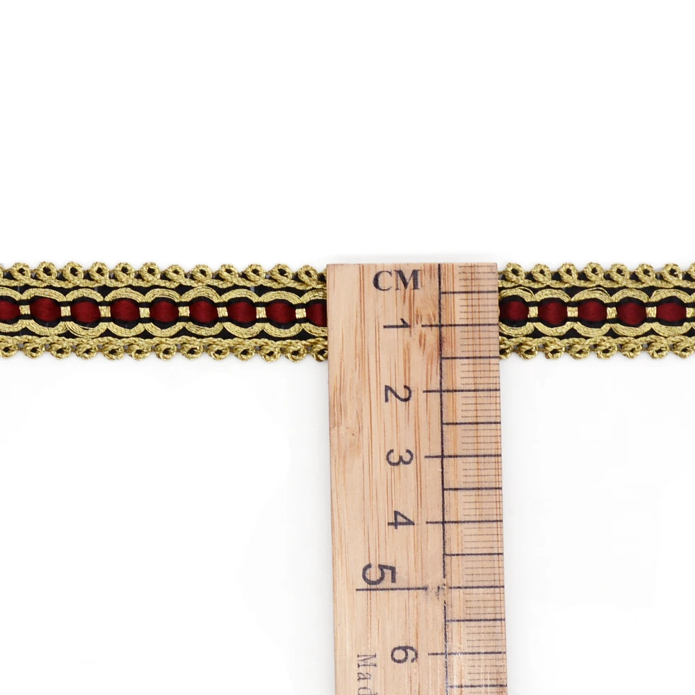 Lace Gimp Braid Trim Hot Selling Decorative Gold for 1000 Yards