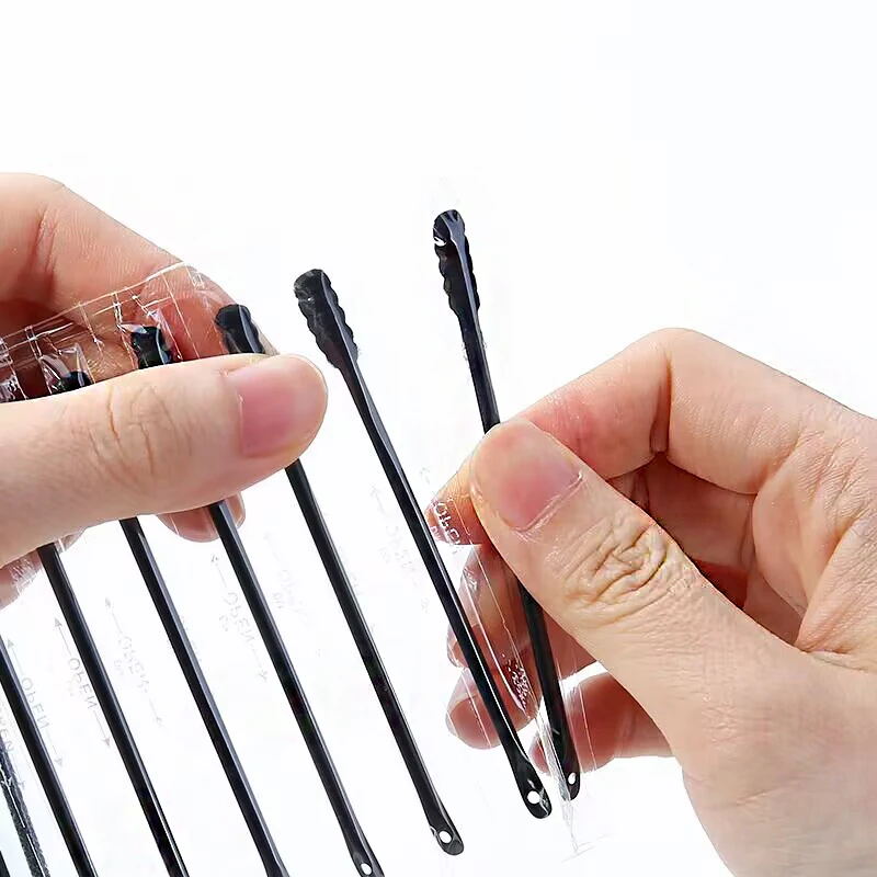 Individual Bamboo Charcoal Cotton Buds Pressure Ring Head Acne Squeezing Cotton Swab Disposable Nursing Swab