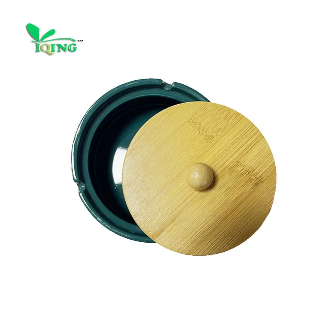 Exquisite workmanship high quality special for household smoking smoking accessories luxury ashtray with lid cigar accessories