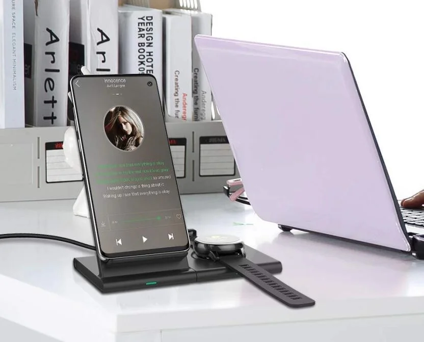 
Зарядная площадка для Airdpod и i-watch, беспроводная зарядная площадка, магнитные зарядные устройства для телефона, 4 в 1, беспроводная зарядная площадка 