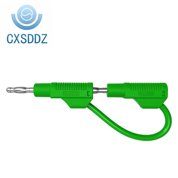 CXSDDZ S405W Oxygen-free copper wire stackable banana plug test leads for lab test