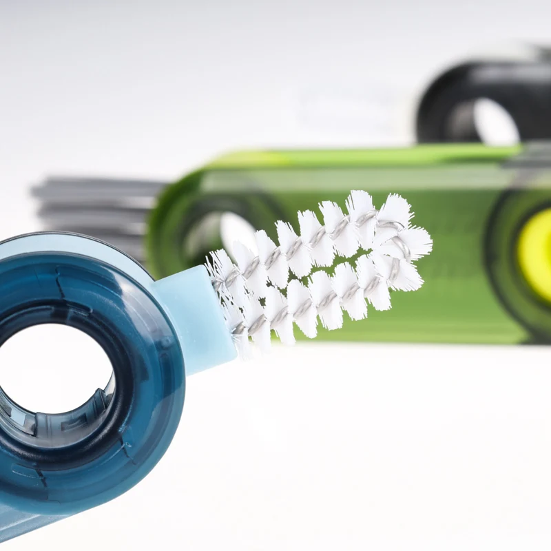 3 In 1 Rotating Crevice Clean Brush Keyboard Cleaner Small Cleaning Tool For Lid Multifunctional Cup Bottle Washing Brush