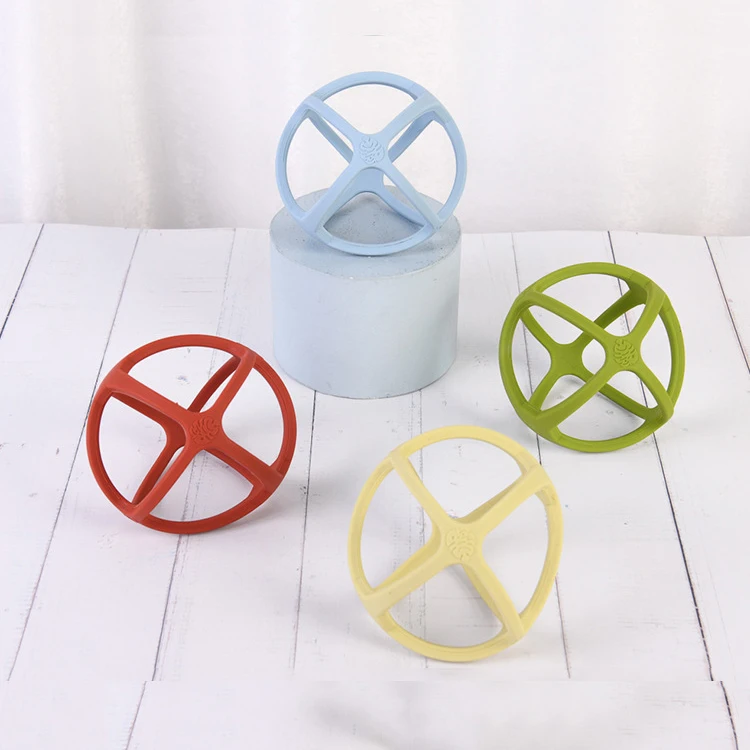 Wholesale 1-12 Month Silicone Baby Teethers Animal Hand Baby Toys Teether Bpa Free Soft Teething Ball Chew Toys for Newborn