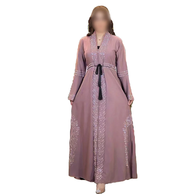 umbrella modern plus size kuwait ouverte pour enfants batwing inner dress green abaya for women turkish abaya