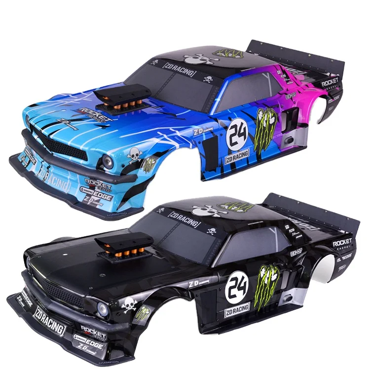 ZD Racing EX-07 Car Shell 8572S  Car Shell Set Colorful 8572 car Set Black PC Sransparent Body Shell Set