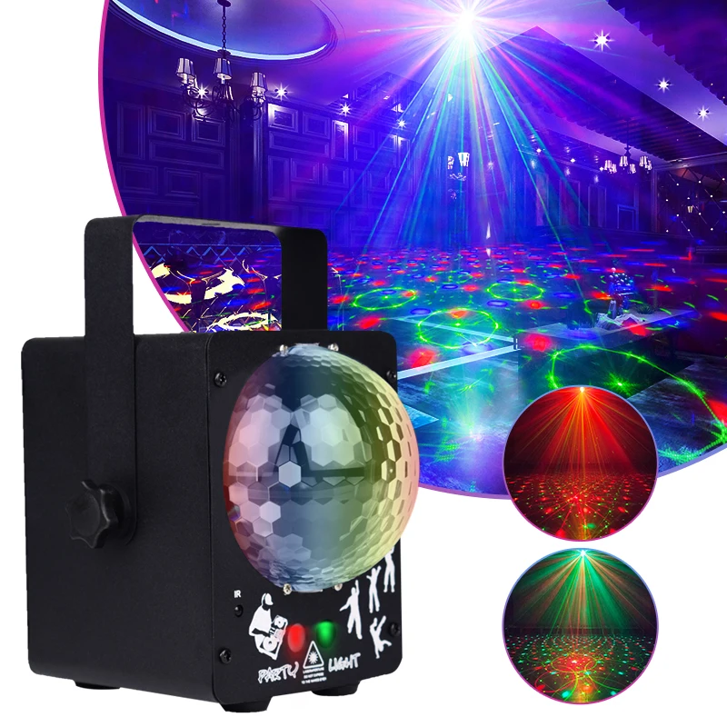 Factory EXW LED  Rgbw Disco Magic Ball Lamp  60 Patterns  Decorations AUTO Remote DJ  Beam Laser Stage Light For KTV Club Bar